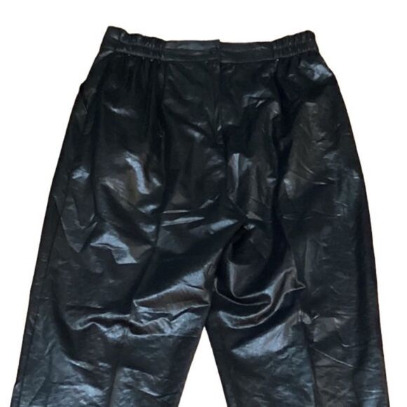 Vintage City Girls Black High Waist  Black Pants Sz 16 Made in USA Funky - Picture 7 of 11